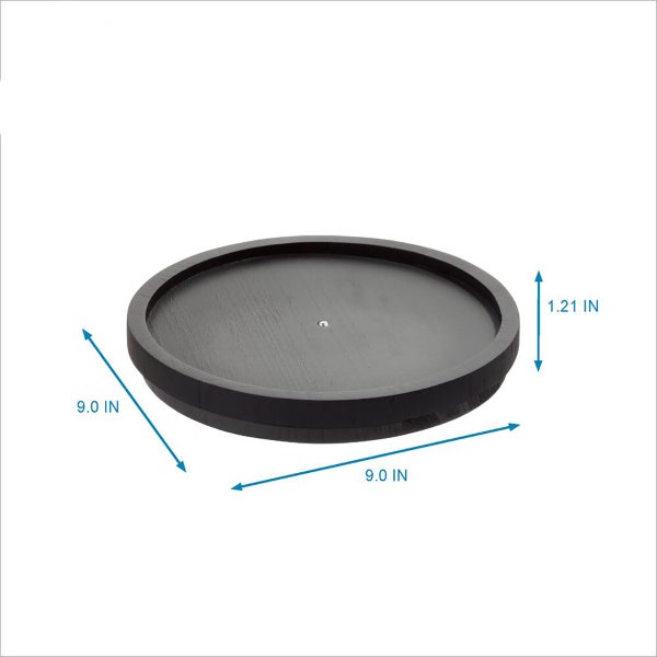 The Home Edit 9" Wooden Lazy Susan The Container Store